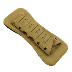 COUSSIN D'&Eacute;PAULE POUR SANGLE DE FUSIL  / GILET TACTIQUE - KAKI - LIVRAISON GRATUITE