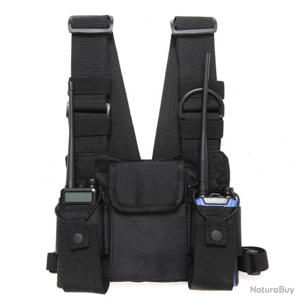 HARNAIS DE POITRINE POUR RADIO/COMMUNICATION ET DOCUMENTS - LIVRAISON GRATUITE