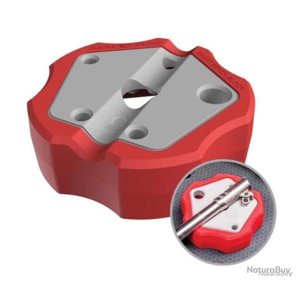 BLOC D'ARMURIER UNIVERSEL POUR ARMES DE POING + AIMANT