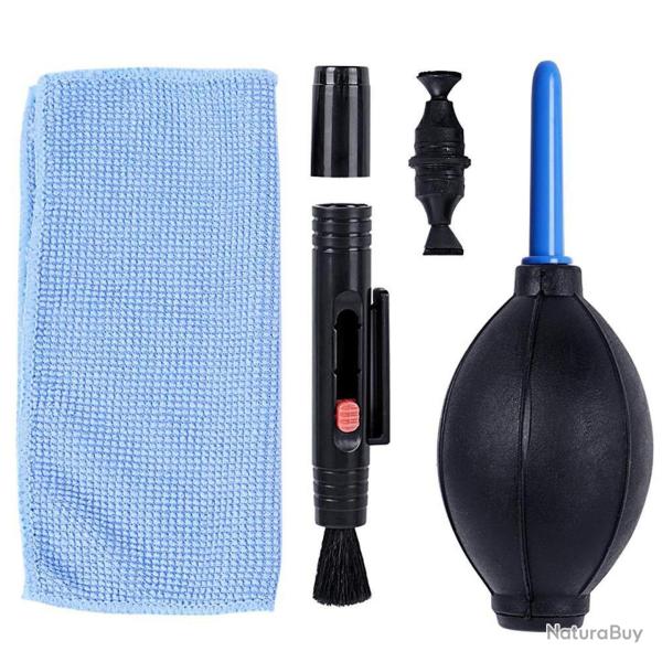 KIT DE NETTOYAGE POUR LUNETTES DE TIR, JUMELLES, OBJECTIFS, ETC.