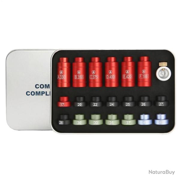 KIT JAUGE DE FEUILLURE ET D'OGIVES POUR LE RECHARGEMENT DE MUNITIONS - LIVRAISON GRATUITE