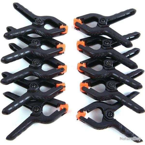LOT DE 10 PINCES MINI PORTE CIBLE