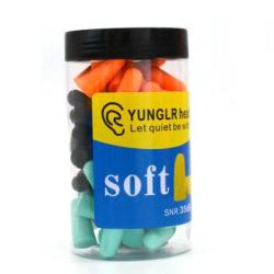 LOT DE 60 BOUCHONS D'OREILLES EN MOUSSE