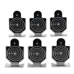 6 CIBLES SILHOUETTE EN M&Eacute;TAL 62MM - MOD&Egrave;LE 1