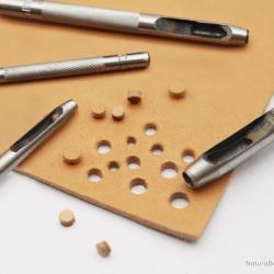 6 POIN&Ccedil;ONS EN ACIER POUR LE TRAVAIL DU CUIR - LIVRAISON GRATUITE