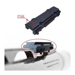 RAIL 11 MM POUR BANDE VENTIL&Eacute;E DE FUSIL DE CHASSE OU FUSIL &Agrave; POMPE