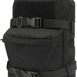 SAC TACTIQUE 8L - SYST&Egrave;ME M.O.L.L.E - NOIR