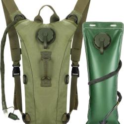 SAC D'HYDRATATION 3 LITRES TYPE CAMELBAK - VERT - LIVRAISON GRATUITE