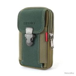 SACOCHE DE CEINTURE MULTIFONCTIONS - VERT - LIVRAISON GRATUITE