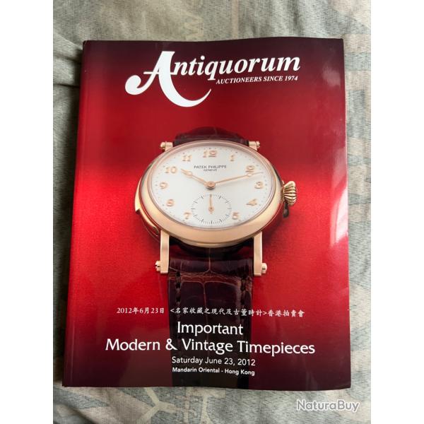 montres catalogue vente aux ench�res Hong Kong 06.2012 avec liste des prix