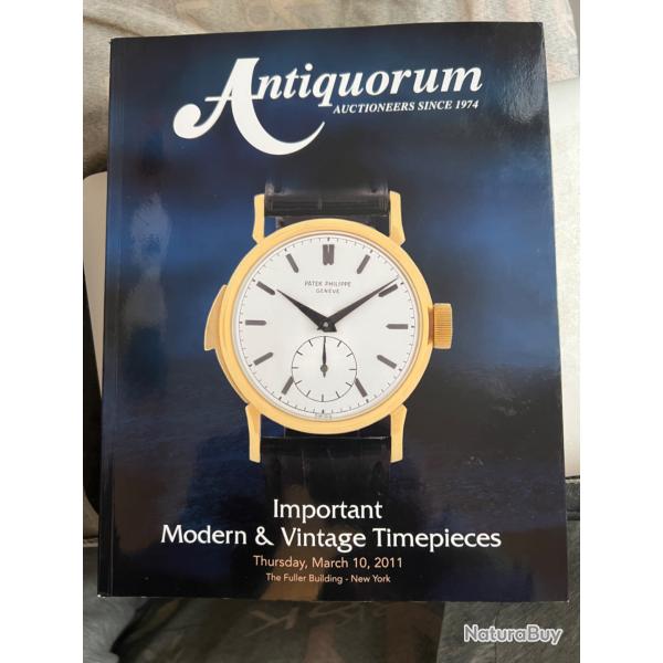 Montres Catalogue vente aux ench�res New York 03.2011 et liste des prix