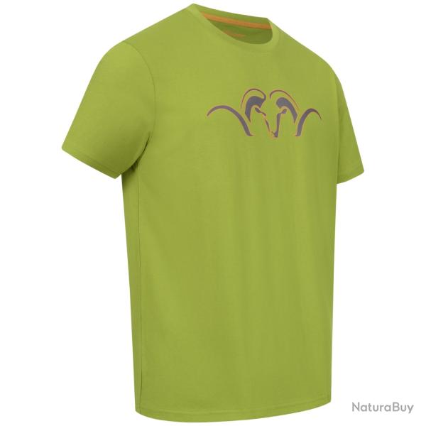 T-SHIRT BLASER HOMME OUTLINE ARGALI VERT