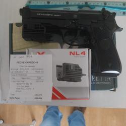vend replique berreta a bille acier 18 coup neuf