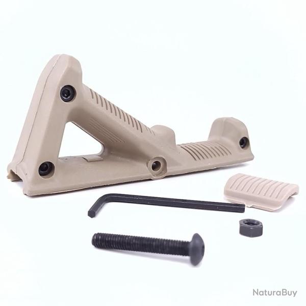 Poign�e Tactique Angulaire Beige pour rail P�catinny (1)