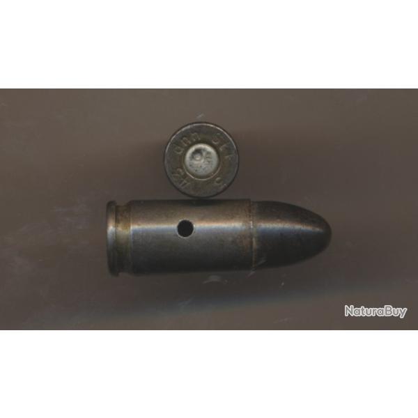 (14931) 9x19 Parabellum Neutra  ww2 mle 08mE balle noyau acier Allemagne