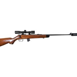 Carabine NORINCO "JW15S" 22LR, silencieux, lunette, occasion, mise &agrave; prix 1� sans prix de r&eacute;serve!