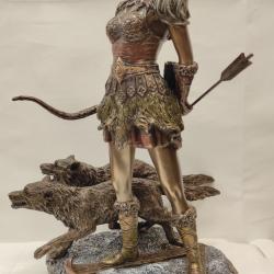 DEESSE SKADI/MYTHOLOGIE NORDIQUE/ARCHERE