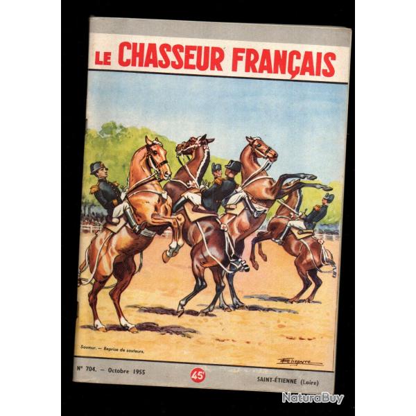 le chasseur fran�ais 704 1955,  chasse , p�che , maison, sant�, manufrance , jardinage , �levage ,