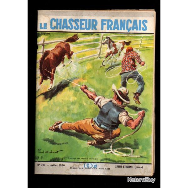 le chasseur fran�ais 761 1960,  chasse , p�che , maison, sant�, manufrance , jardinage , �levage ,