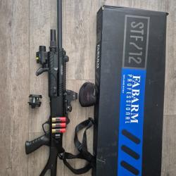 PACK Fabarm STF/12 Tactical (Cal. 12) &Eacute;tat Neuf (10 tirs) Full &Eacute;quip&eacute; & Garanti 15 An