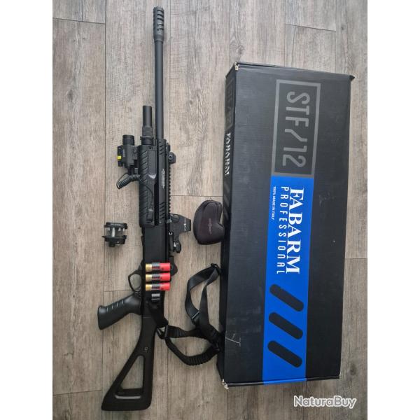 PACK Fabarm STF/12 Tactical (Cal. 12) �tat Neuf (10 tirs) Full �quip� & Garanti 15 An
