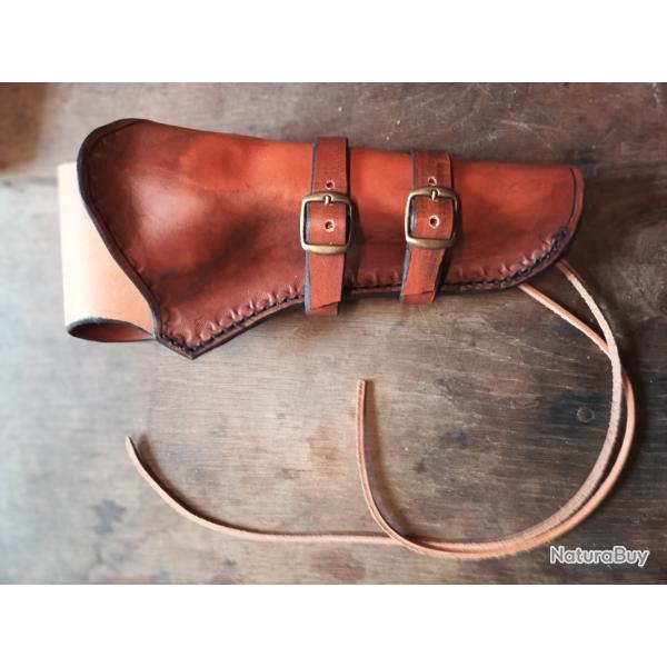 Holster western droitier cuir patin�
