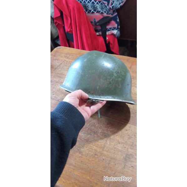 Casque US M1 WW2 complet avec liner