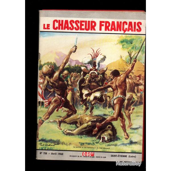 le chasseur fran�ais 758 1960,  chasse , p�che , maison, sant�, manufrance , jardinage , �levage ,