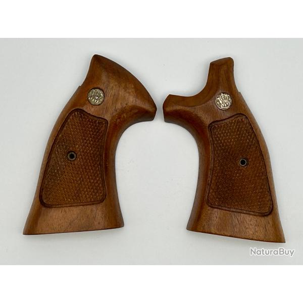 PLAQUETTES POUR REVOLVER SMITH & WESSON K/L SQUARE BUTT