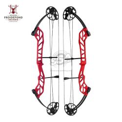 Arc &agrave; Poulie 19-60 lbs Starting 36 - Topoint - Droitier / Rouge