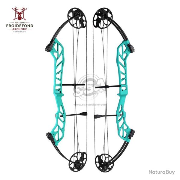 Arc � Poulie 19-60 lbs Starting 36 - Topoint - Droitier / Turquoise