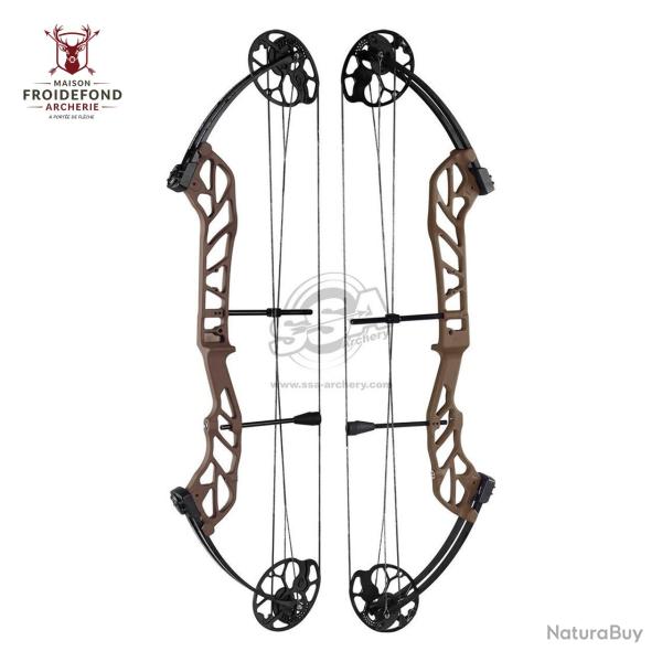 Arc � Poulie 19-60 lbs Starting 36 - Topoint - Droitier / Marron