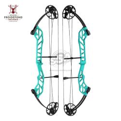 Arc &agrave; Poulie 19-60 lbs Starting 36 - Topoint - Gaucher / Turquoise