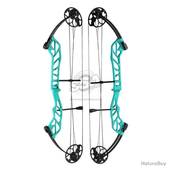 Arc � Poulie 19-60 lbs Starting 36 - Topoint - Gaucher / Turquoise
