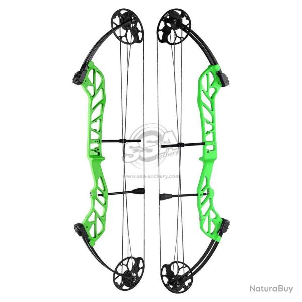 Arc � Poulie 19-60 lbs Starting 36 - Topoint - Gaucher / Vert pomme
