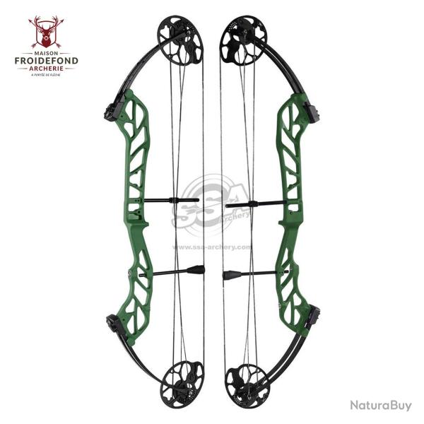 Arc � Poulie 19-60 lbs Starting 36 - Topoint - Gaucher / Vert