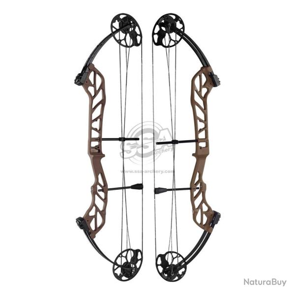 Arc � Poulie 19-60 lbs Starting 36 - Topoint - Gaucher / Marron