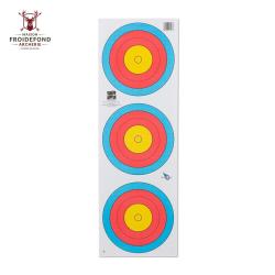 Blason trispot FITA 40cm - Avalon - Poulies