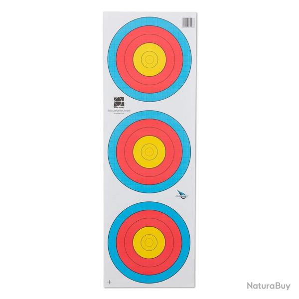 Blason trispot FITA 40cm - Avalon - 10 et 10+
