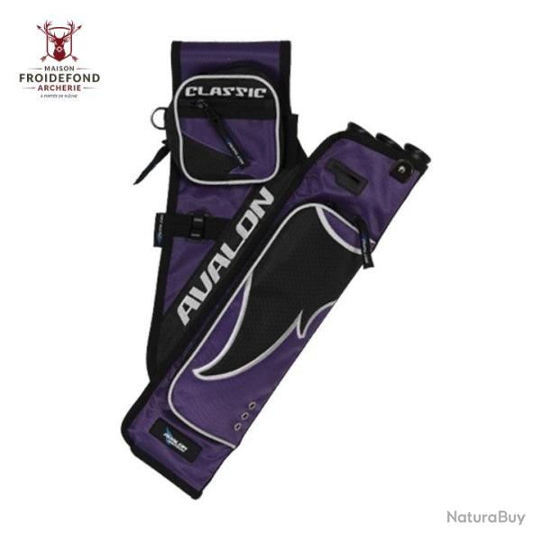 Carquois CLASSIC 3 tubes - Avalon - Violet / Gaucher