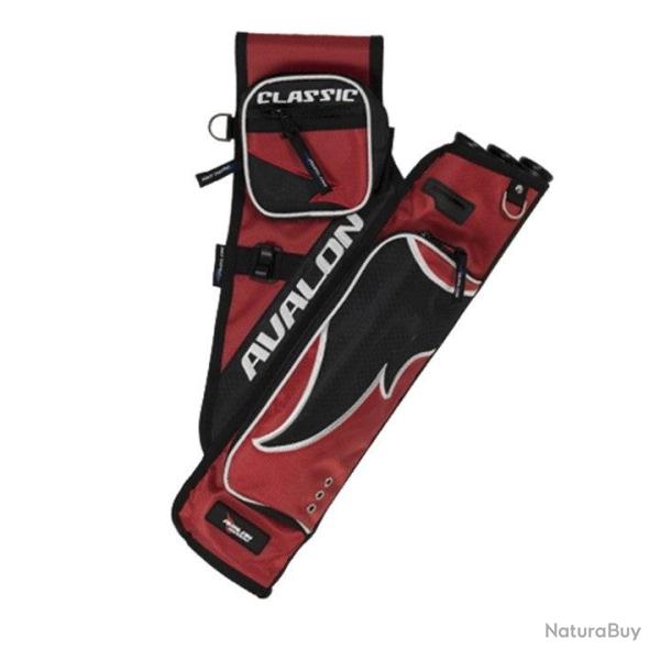 Carquois CLASSIC 3 tubes - Avalon - Rouge / Gaucher