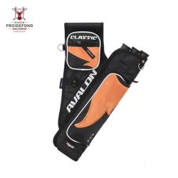 Carquois CLASSIC 3 tubes - Avalon - Noir/Orange / Gaucher