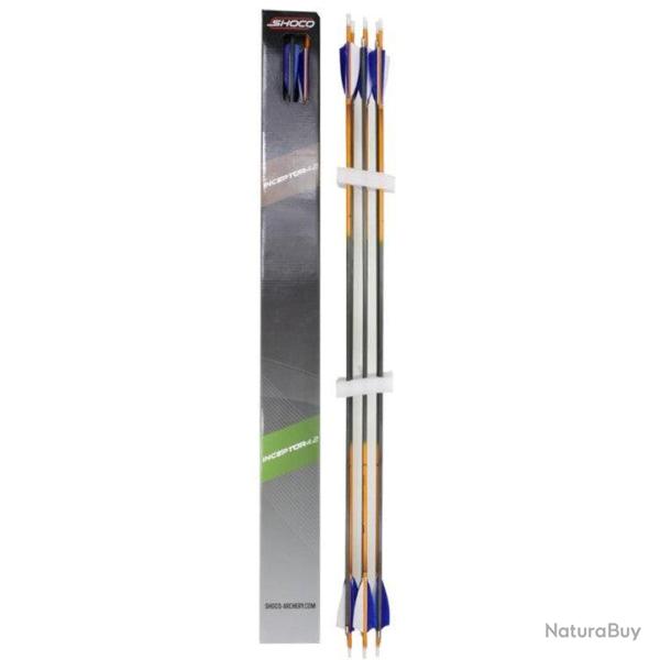Fl�che Inceptor 4.2 plumes naturelles - Shocq - 700 / Orange