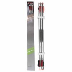 Fl&egrave;che Inceptor 4.2 plumes naturelles - Shocq - 700 / Blanc