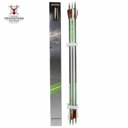 Fl&egrave;che Inceptor 4.2 plumes naturelles - Shocq - 900 / Vert