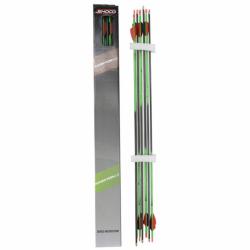 Fl&egrave;che Inceptor 4.2 plumes plastiques - Shocq - 1300 / Vert