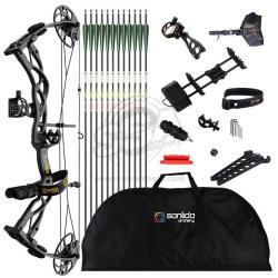 Kit Pro arc &agrave; poulie Dragon X9 10-70Lbs - Sanlida - Droitier