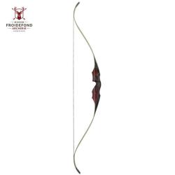 Monobloc Accipiter 64" - White Feather - 30# / Droitier / Orange