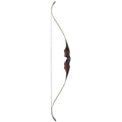 Monobloc Accipiter 64" - White Feather - 50# / Droitier / Orange