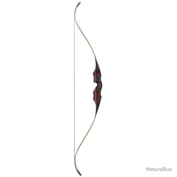 Monobloc Accipiter 64" - White Feather - 50# / Droitier / Orange